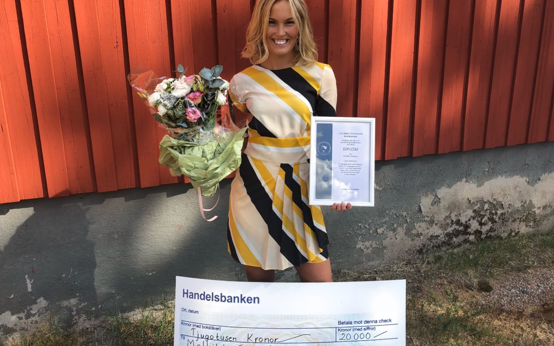 Eskilstunarevyns VD får stipendium!